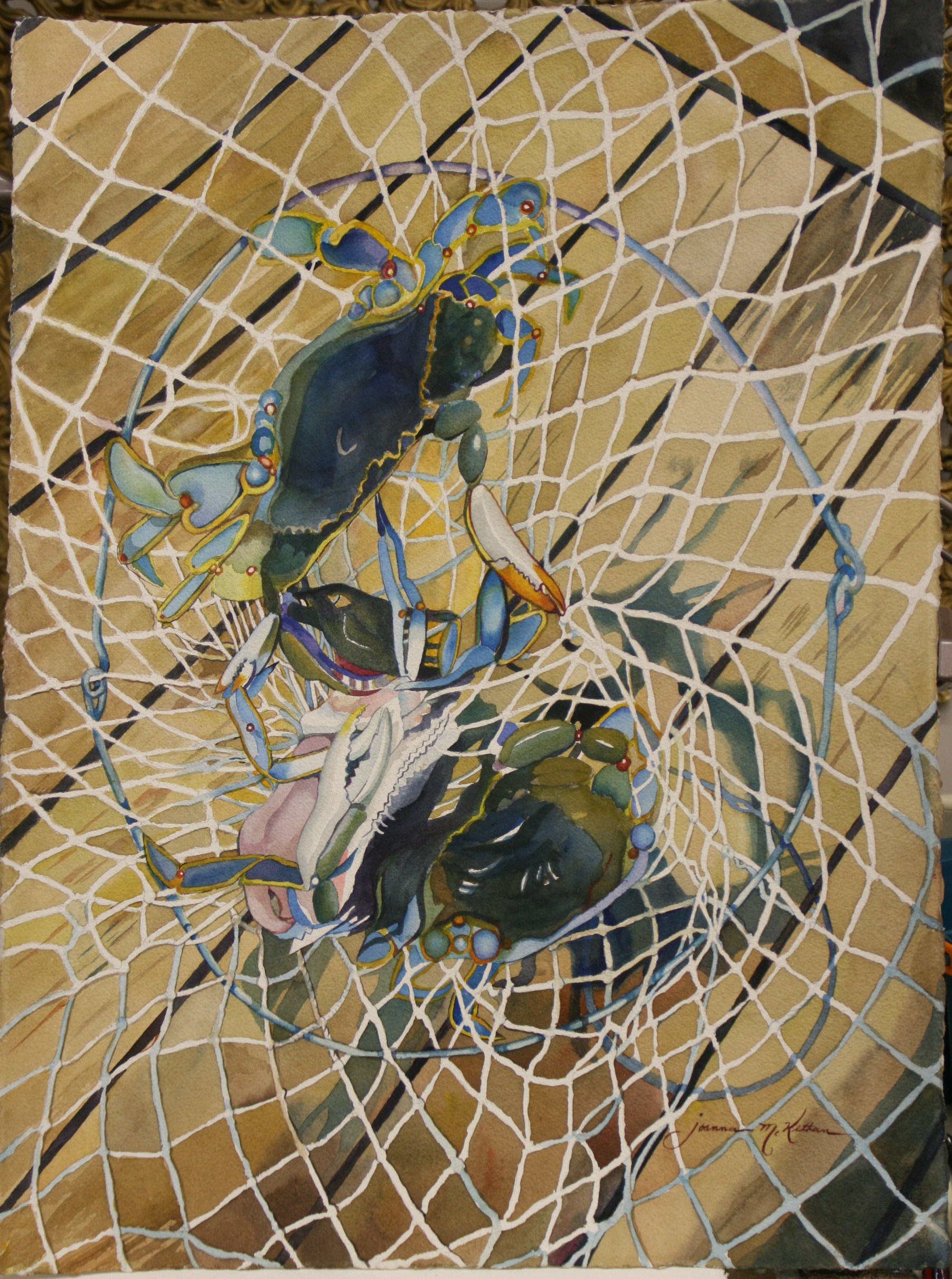 CRAB-NET' WATERCOLOR NETS 2ND MAJOR SHOW