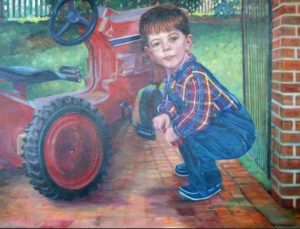 little-man-with-red-tractor